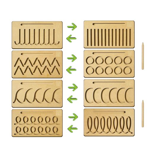 RCW Wooden Tracing Multi Pattern (4 Pieces Only)