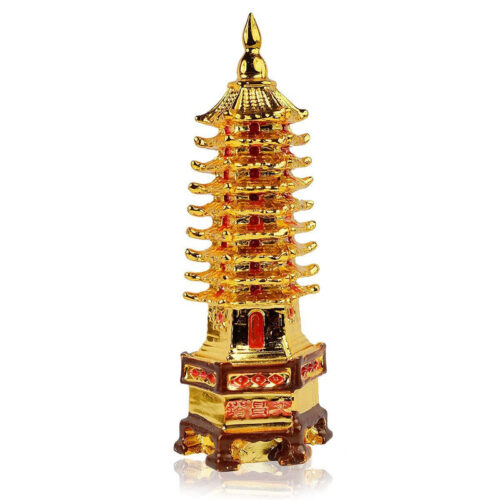 RCW Educational Tower Fengshui/Vastu Pagoda Tower for Luck Peace Home D?cor (H. 15 Cm)