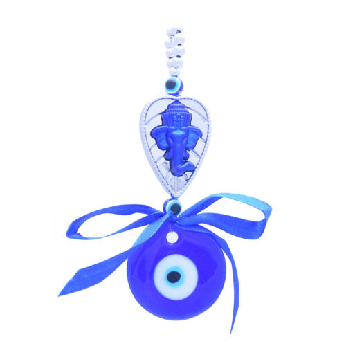 Evil Eye  Heart Ganesh Evil Eye Feng Shui Pendant Ornament Amulet